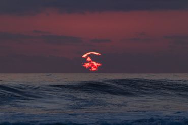 Manzanillo Bay Sunset in Troncones