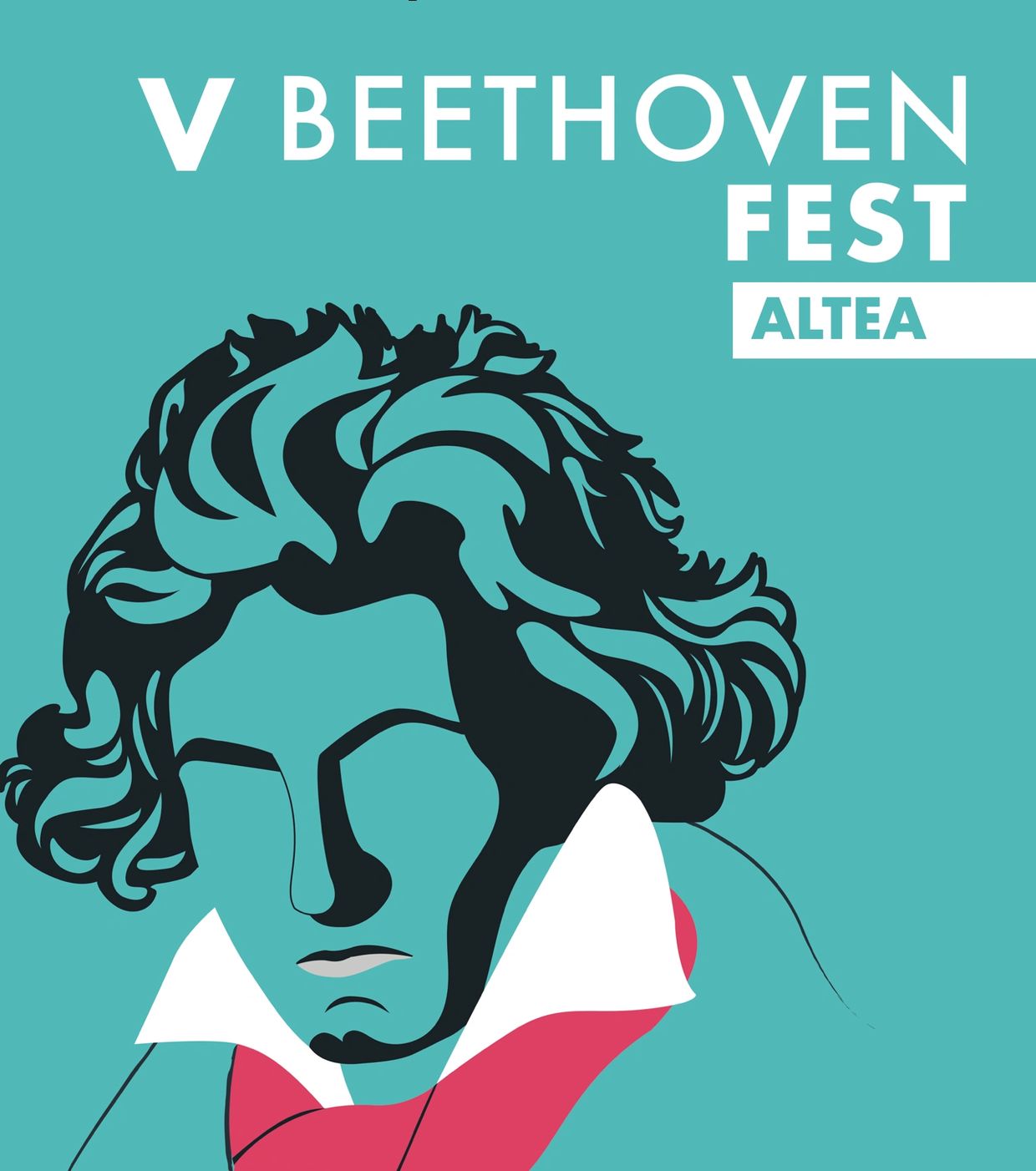 Illustration promoting the V Beethoven Fest in Altea.