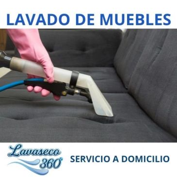 Lavado profesional de muebles a domicilio.