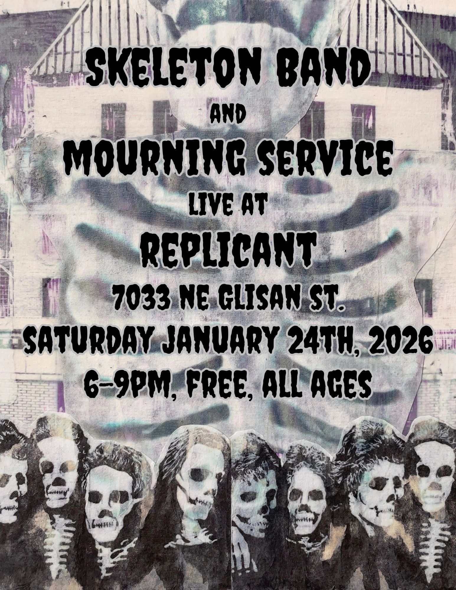 ilan Laks and his Skeleton Band january 24th, 2026 at replicant