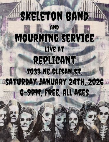 ilan Laks and his Skeleton Band january 24th, 2026 at replicant