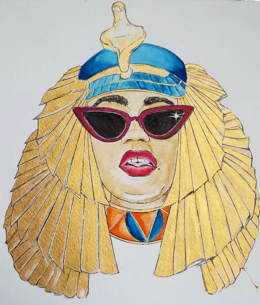 Egyptian King Mask Sunglasses