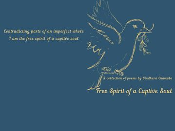 Illustration of a bird holding a branch with a poetic quote about freedom and captivity.