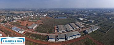 Aerial Snapshot of R Logistics Park, Raipur (Dec 2022)