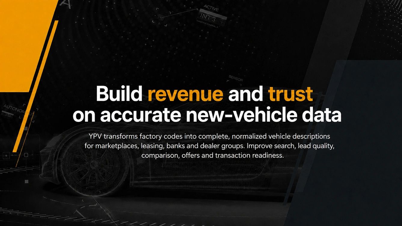 Normalized new-vehicle descriptions for digital retail