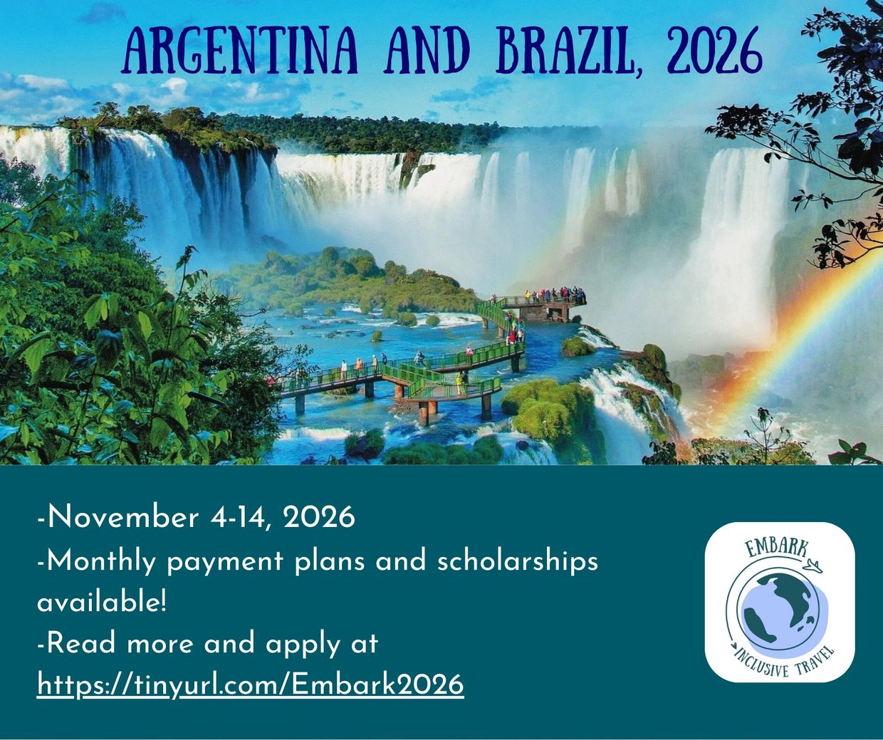 Iguazu Falls in Argentina and Brazil with travel details for 2026.