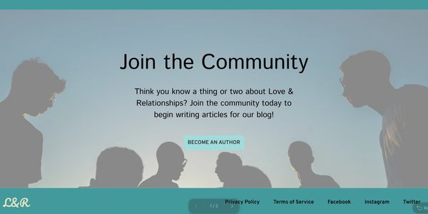 Screenshot of Blog Page (clickable)