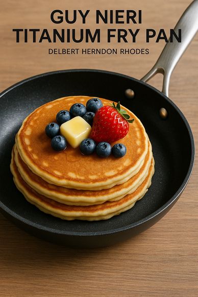 Guy Nieri Titanium Fry Pan with Homemade Pancakes by Delbert Herndon Rhodes