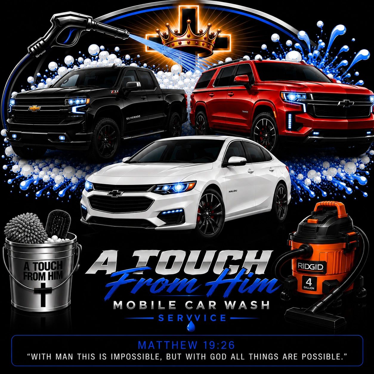 A Touch From Him Mobile Car Wash Service in La Grange, NC