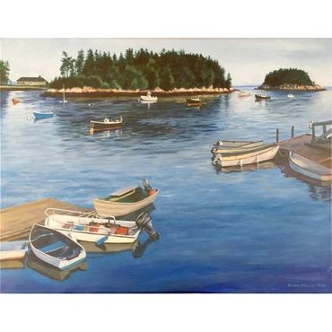 At Five Islands, Maine, Acrylic