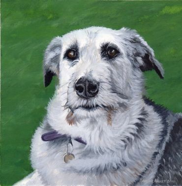 Acrylic portrait Art by Arlene Kelley