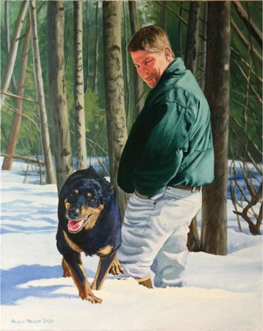 Acrylic Portrait of children