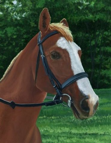 Acrylic Portrait Art by Arlene Kelley