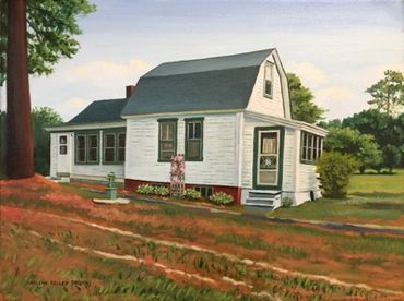Homestead oil painting