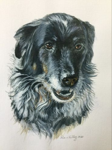 Acrylic Portrait Art by Arlene Kelley