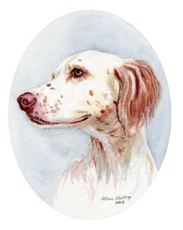 Watercolor Portrait Art by Arlene Kelley