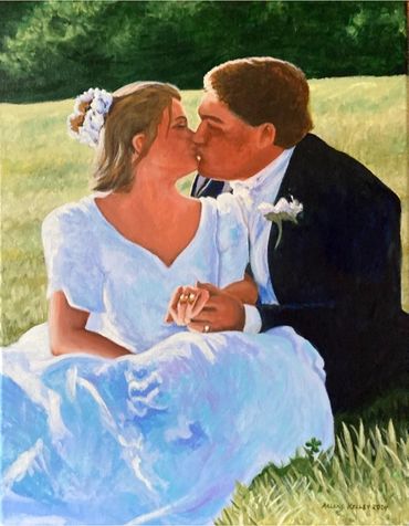 Acrylic Portrait of a couple