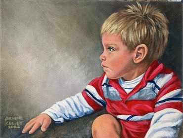 Acrylic Portrait of a child
