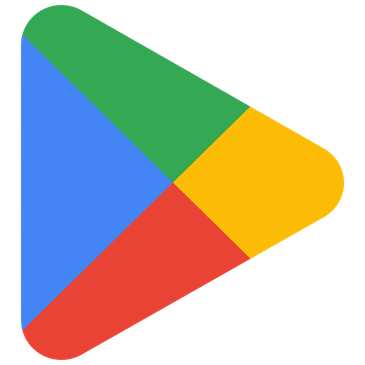 Google Play Store logo with vibrant colors.
