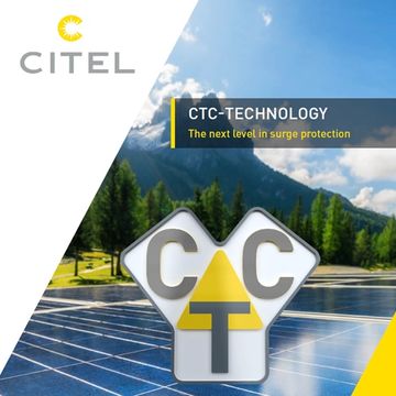 Nueva tecnología CTC para supresores de picos CITEL. Experto en supresores de picos.