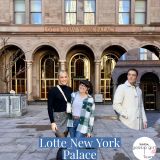 Guests outside the Lotte New York Palace, a Gossip Girl filming location