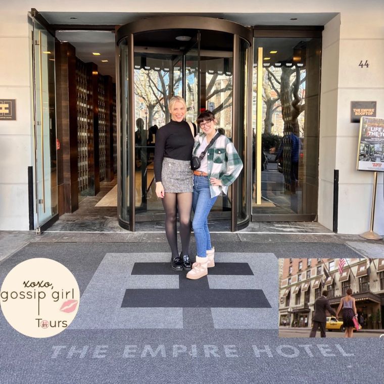 The Empire Hotel, Chuck Bass's Gossip Girl filming location in New York City