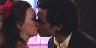 Dan and Blair Kiss