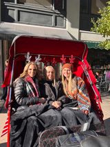 Guests on a Gossip Girl Tours NYC visit to the Upper East Side