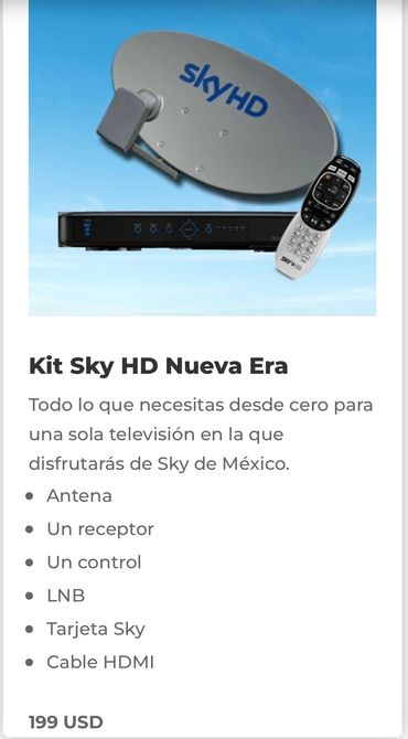 sky hd nueva era programación latina