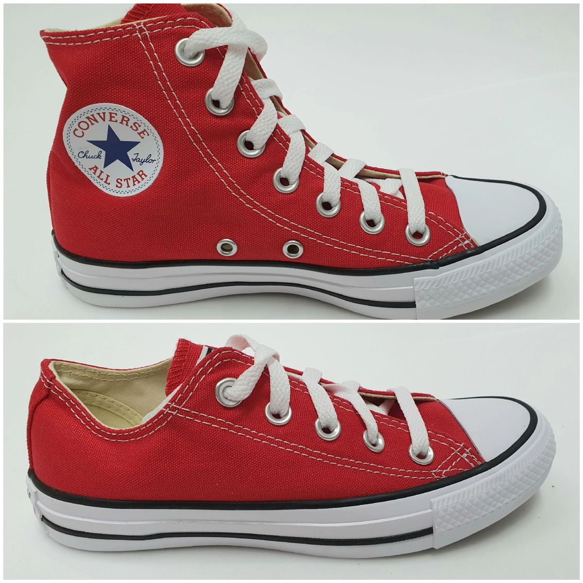 Solid red clearance converse