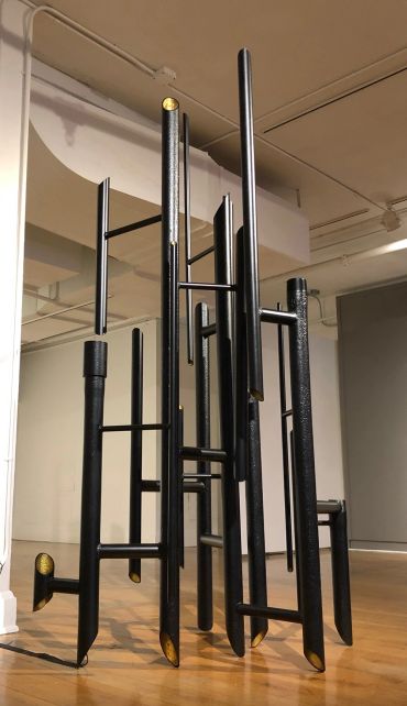 Sculpture "Black Gold."