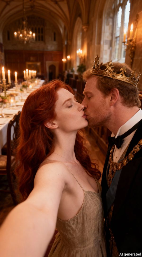 Imaging you are kissing a king