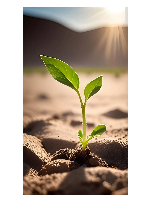 Seedling growing 