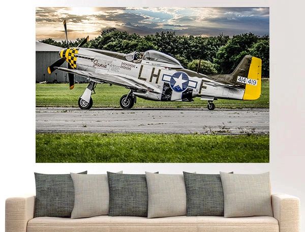 WWII North American P51D Mustang Signed Limited Edition Photographic Print