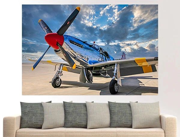 WWII North American P51C Mustang Signed Limited Edition Photographic Print