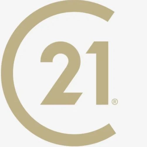 Century 21 real estate logo in gold and white.