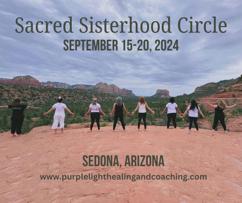 Sacred Sisterhood Circle in Sedona Arizona.