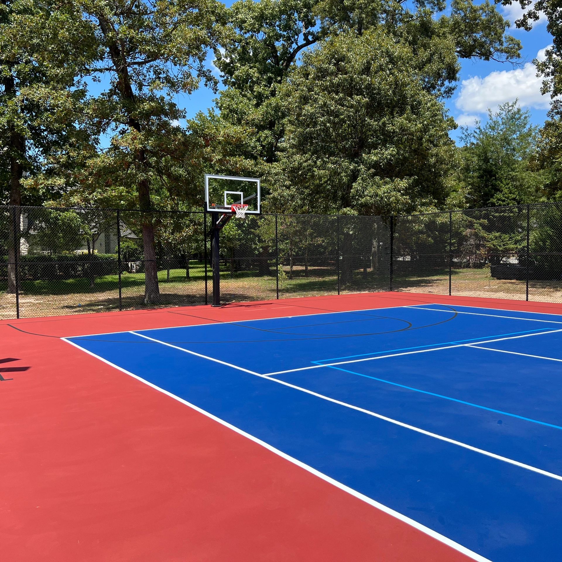 Tennis court. Pickleball. basketball. Longview, Texas. Sport court. dream court. backyard court. 