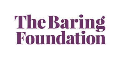 Logo which states The Baring Foundation, in purple letters