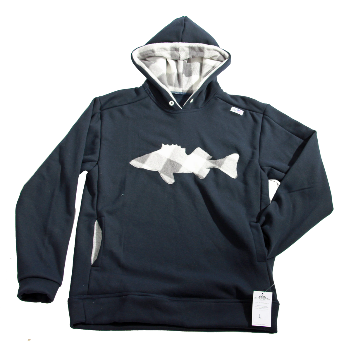 HEAVY DUTY Walleye Winter Hoodie with fleece pockets