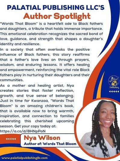 Palatial Publishing LLC's Newest Author - Nya Wilson.