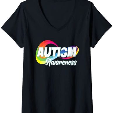 Autism Awareness, Autism Spectrum, Autism Awareness shirt, ASD, Autism infinity sign v-neck