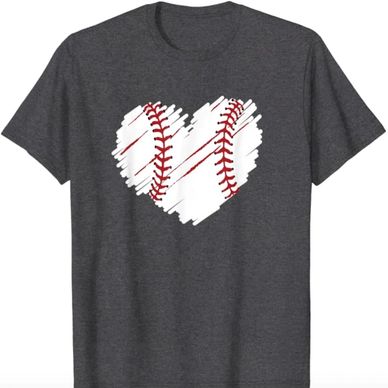 Baseball t-shirt, baseball mom t-shirt, loves baseball t-shirt, ballgame t-shirt, baseball shirt