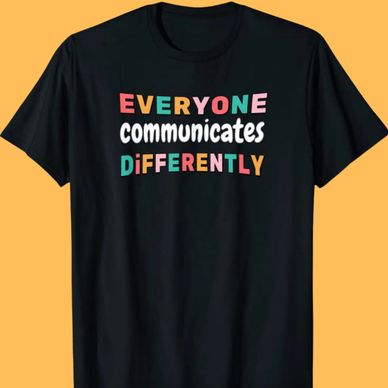 Nonverbal, ASL, autism t-shirt, CP, SLP, communication device, sign language, verbal, teacher, speci
