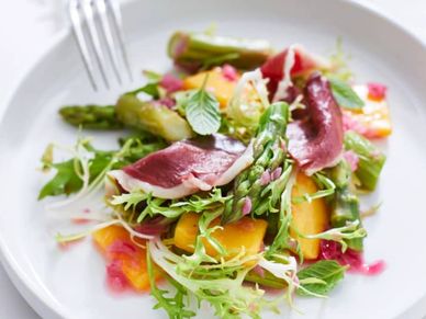 Asparagus and Mango Salad with link to Cookidoo recipe