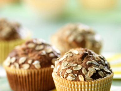 Banana and oatmeal muffins with link to Cookidoo recipe