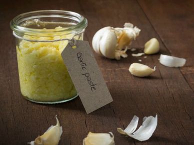 Garlic stock paste with link to Cookidoo recipe