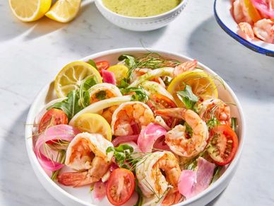 Sicilian Shrimp Salad with link to Cookidoo recipe