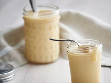 Sweetened condensed milk with link to Cookidoo recipe