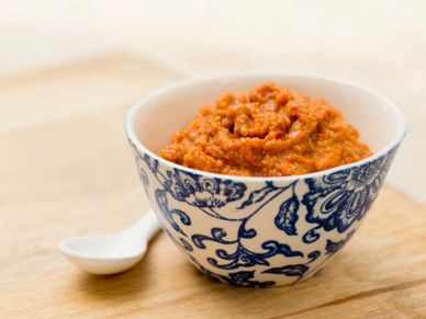 Thai red curry paste with link to recipe